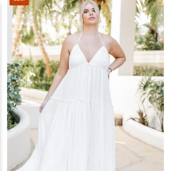 Pink lily Daybreak Skyline Halter Maxi Dress - Picture 11 of 12